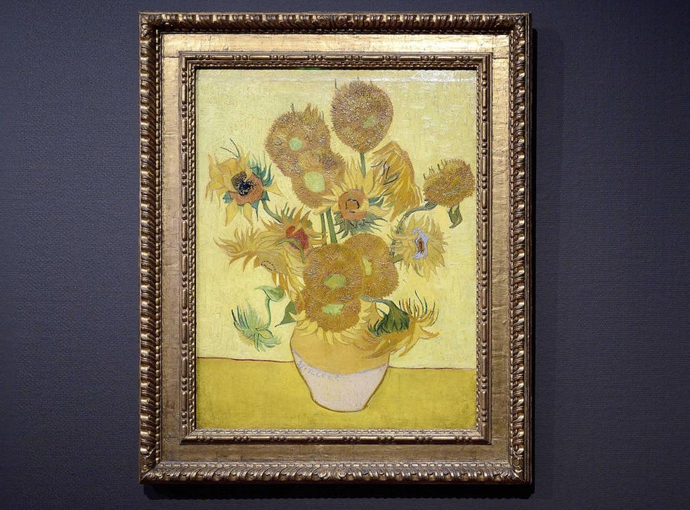 ‘Sunflowers’, the fourth repetition of the painting, hangs in the Van Gogh Museum in Amsterdam