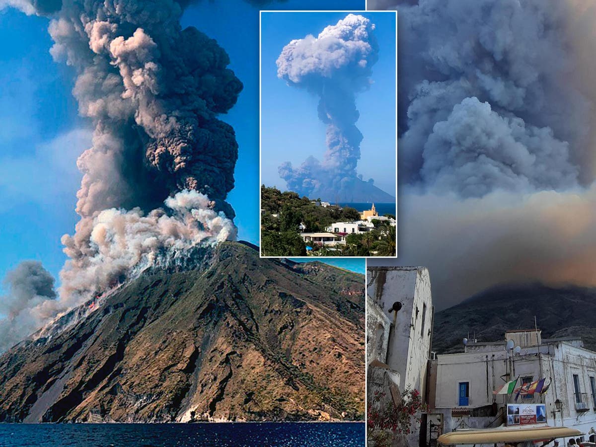 Stromboli volcano eruption: One dead as tourists run and ‘jump into sea’ on Italian island