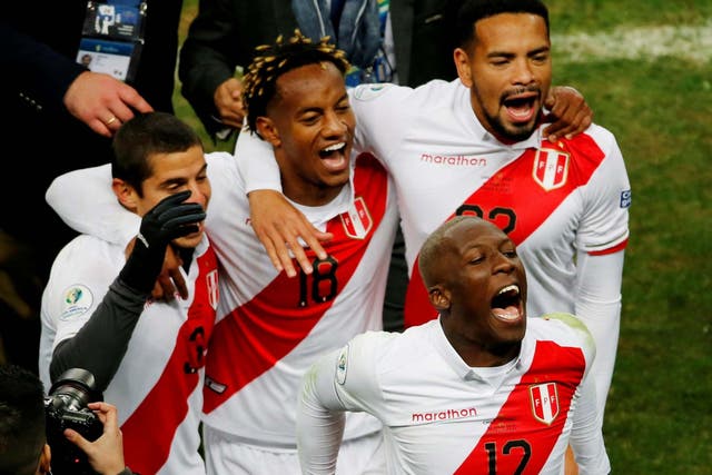 Peru celebrate a first Copa America final in 44 years
