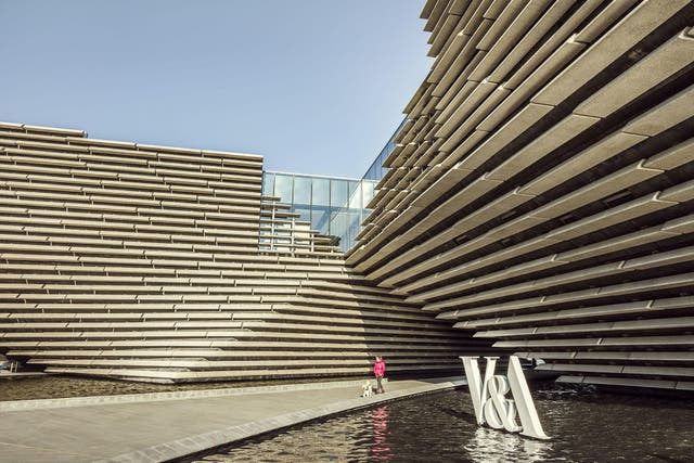 Tokyo architect Kengo Kuma’s design for the V&A Dundee was inspired by the craggy Scottish landscape which surrounds it
