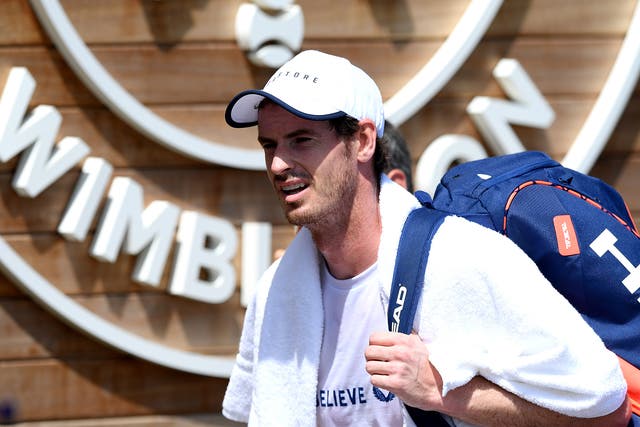 Murray is wearing Castore at this year's Wimbledon