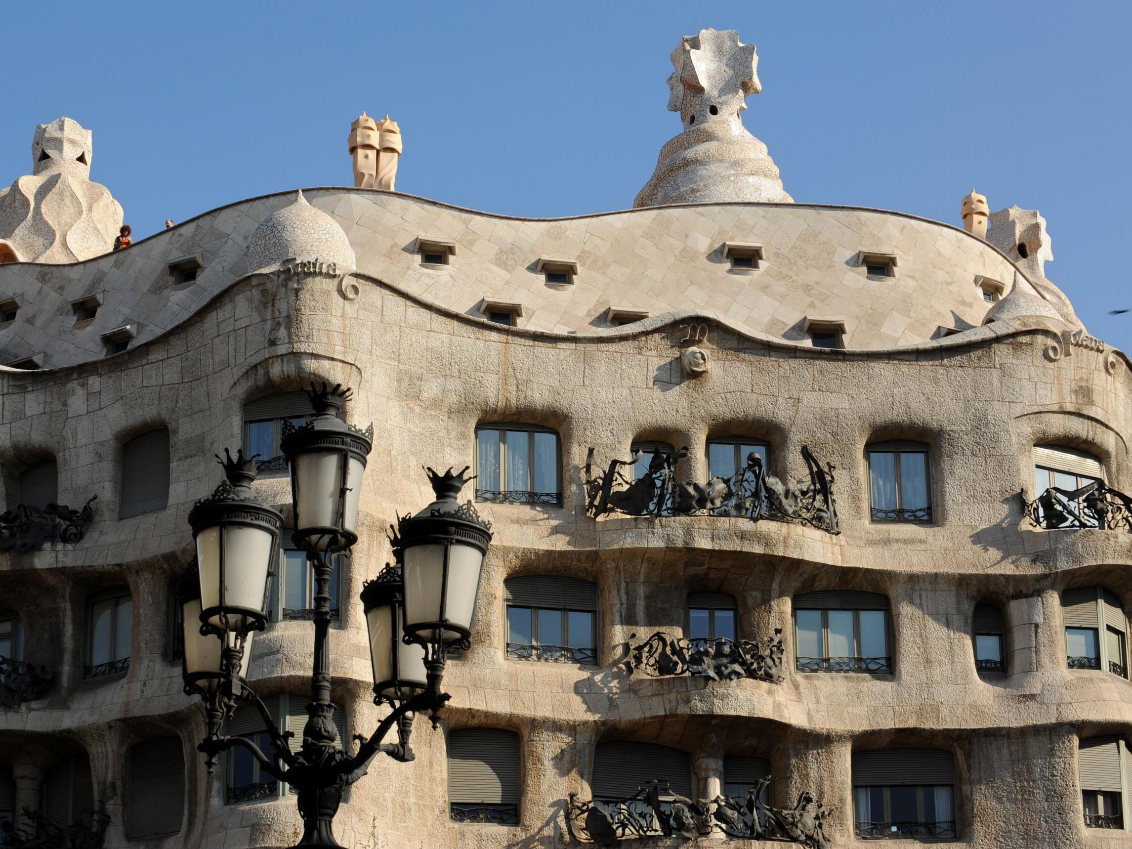 The Catalan architect took six years to complete the building
