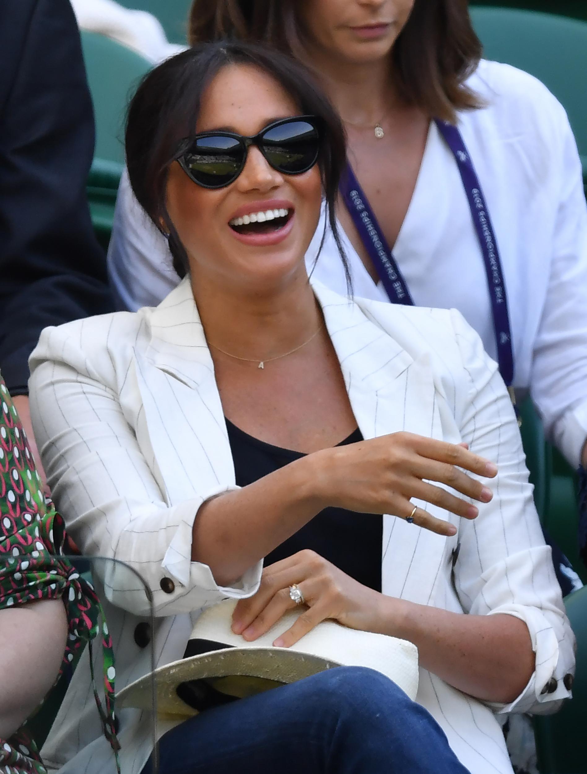 Duchess of Sussex makes first appearance at this year's Wimbledon Championship