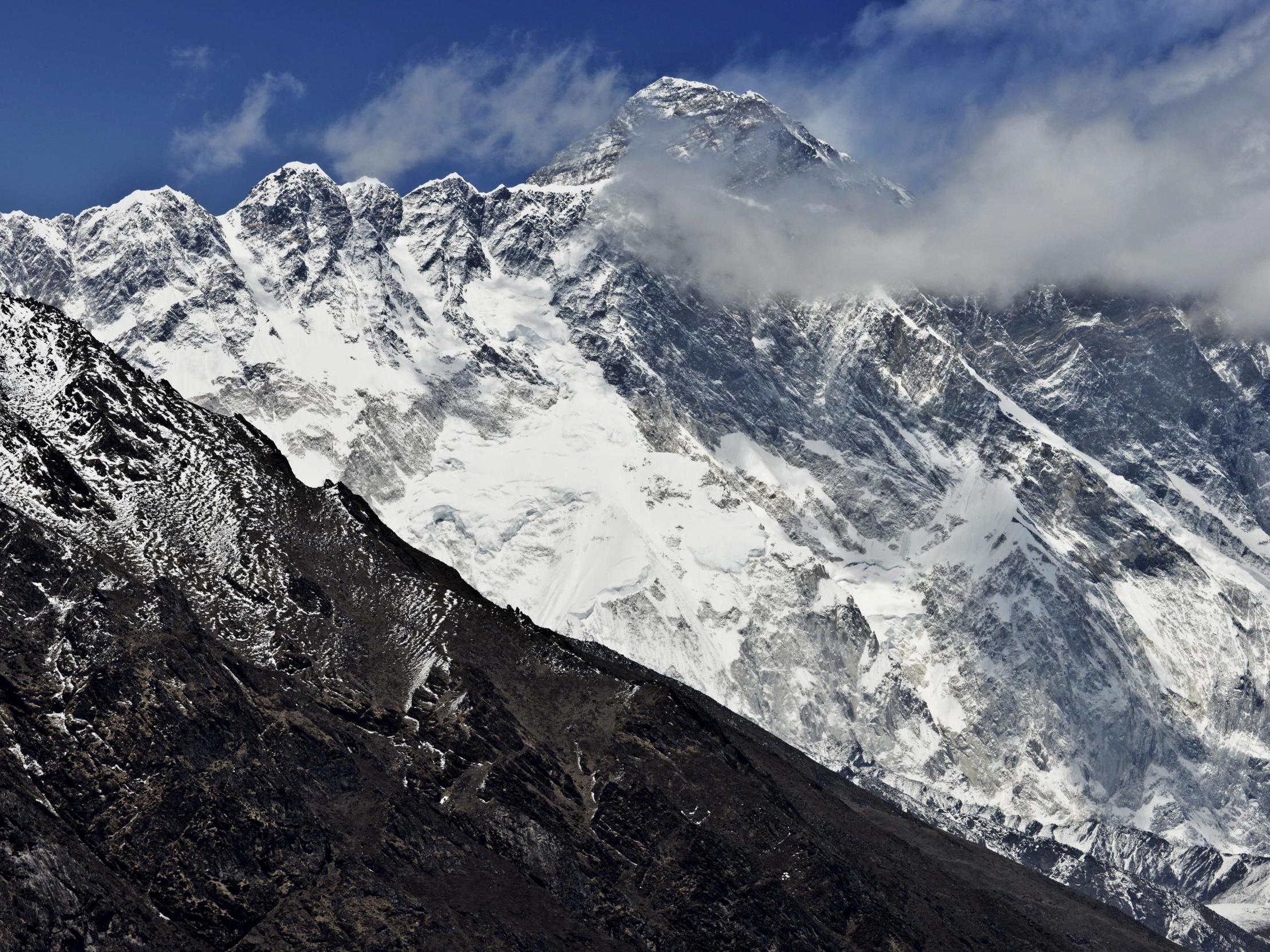 Two climbers are determined to forge a new route up the mountain, despite setbacks this year