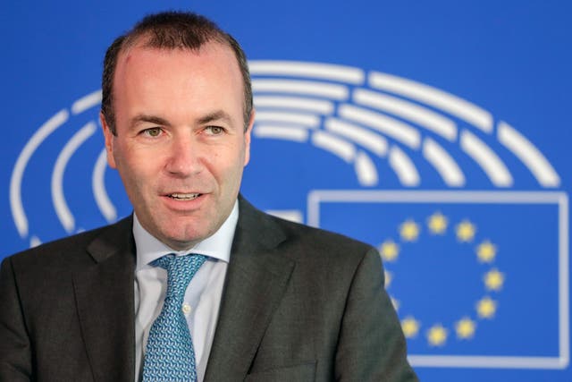 Manfred Weber, the EPP (European People's Party) chair and its lead candidate for the Commission presidency