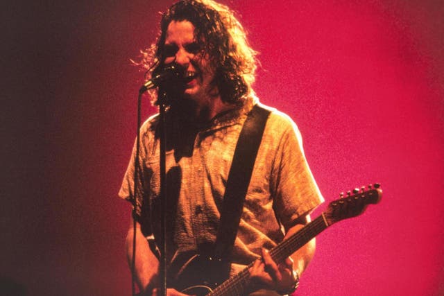 Eddie Vedder of Pearl Jam performs onstage