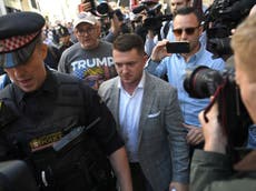 Tommy Robinson faces up to two years in prison for contempt of court