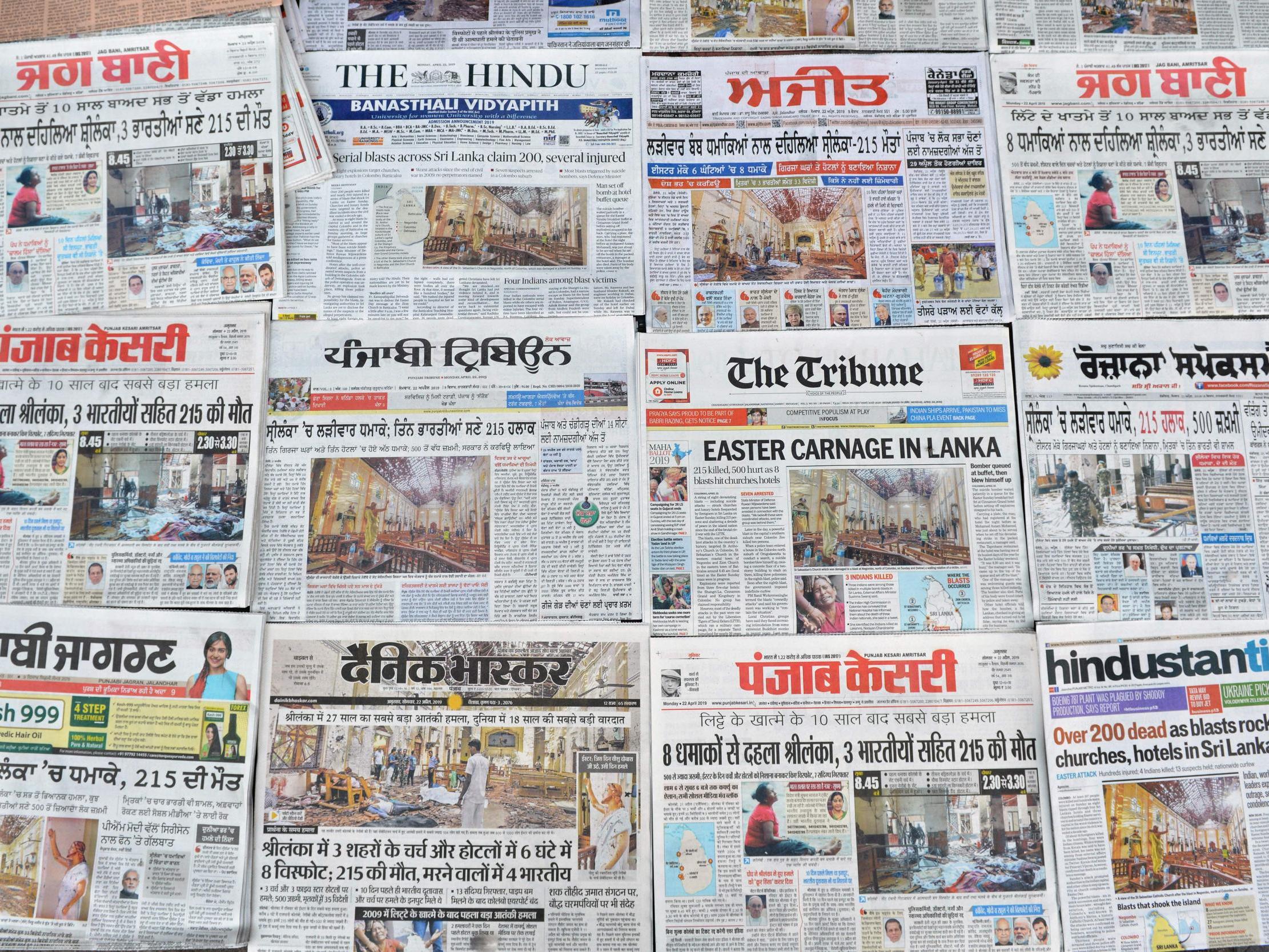 Indian newspapers celebrate Narendra Modi’s general election victory