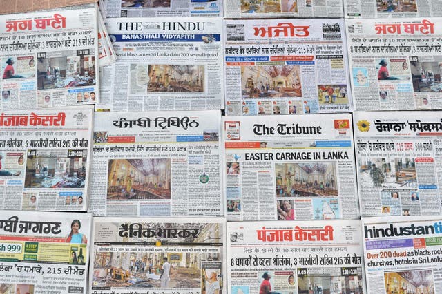 Indian newspapers celebrate Narendra Modi’s general election victory