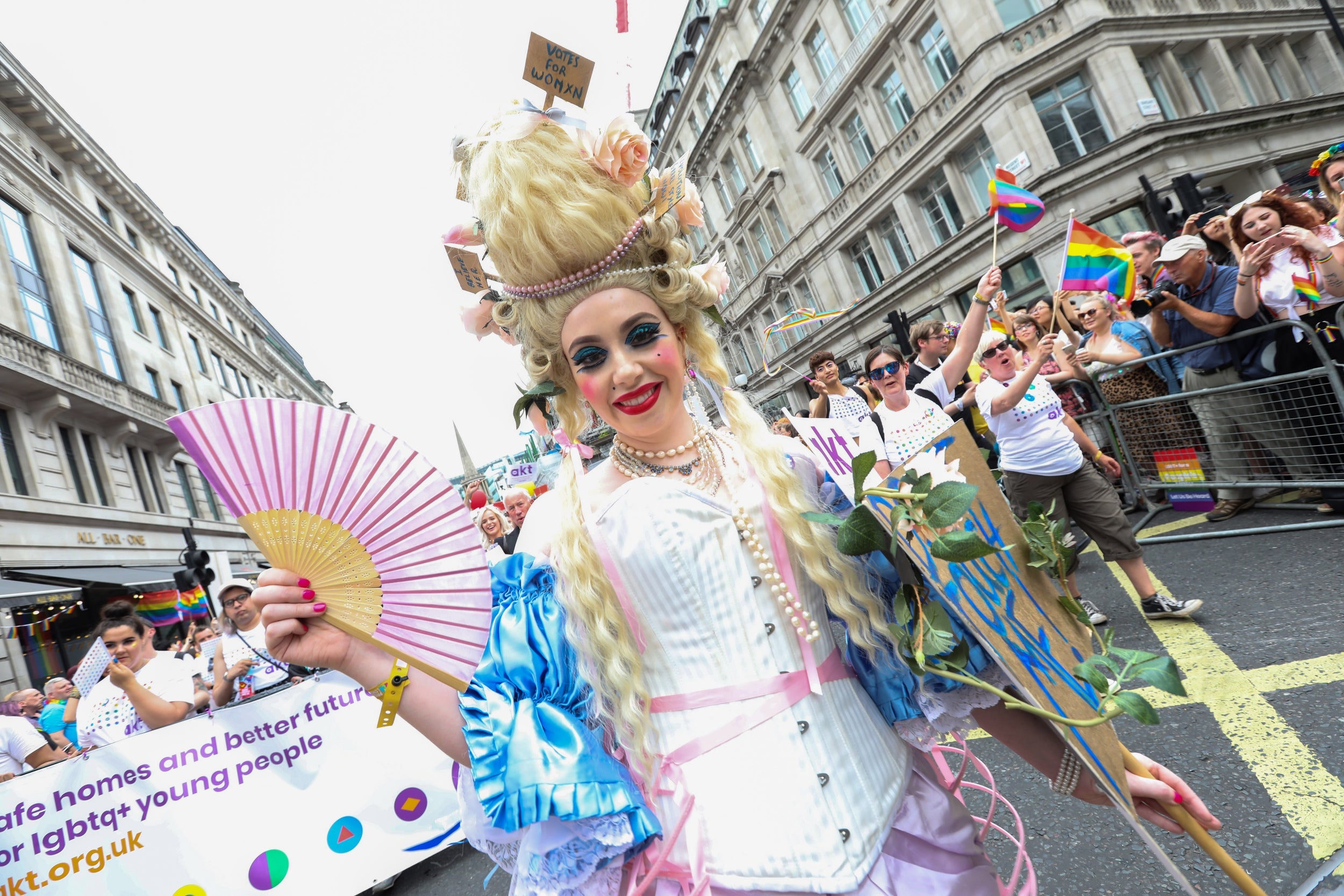 Some 30,000 participants paraded in more than 600 groups in this year’s Pride