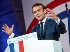 Iran and France working on plan to salvage nuclear deal, Macron says