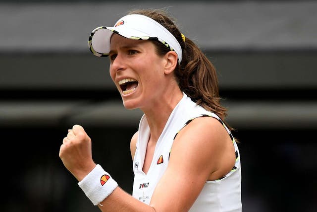 Johanna Konta can capitalise on her killer serve as she moves into week two at Wimbledon