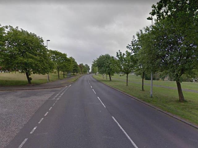 The car was speeding on the wrong side of Glenburn Road at 2am on Sunday