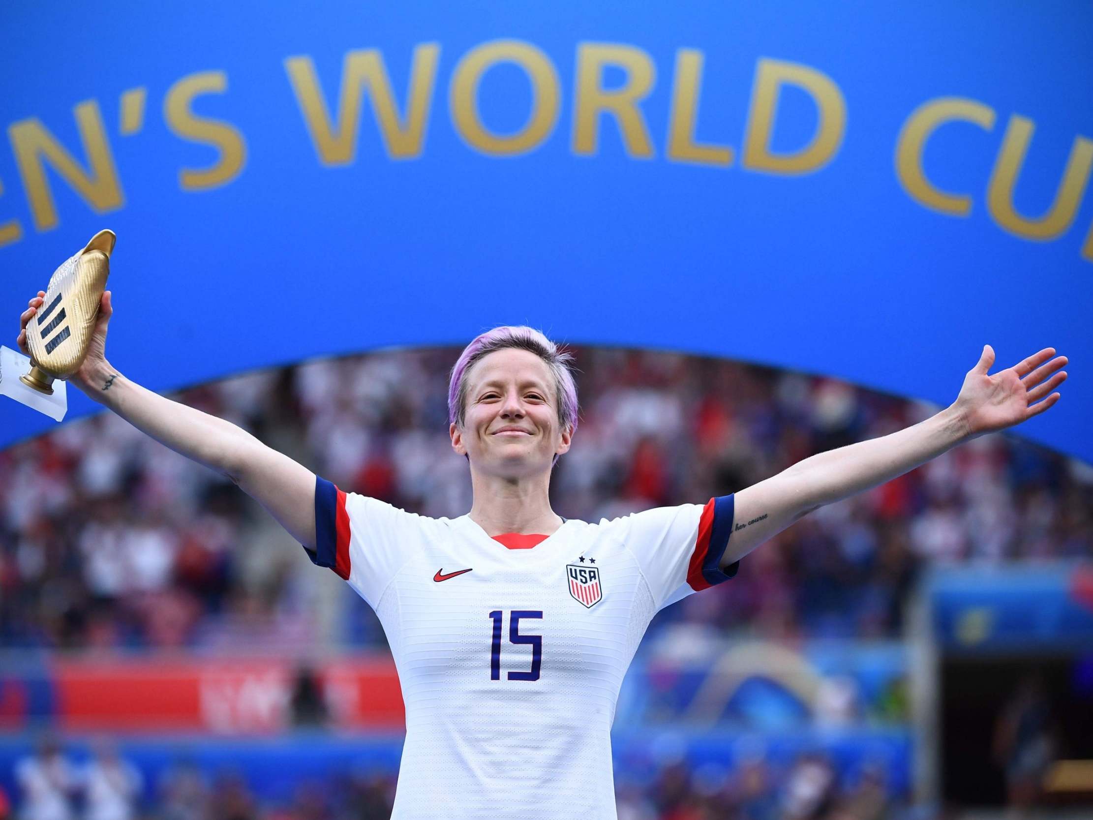 Rapinoe claimed the Golden Boot