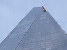 Man spotted climbing Shard skyscraper with no safety gear