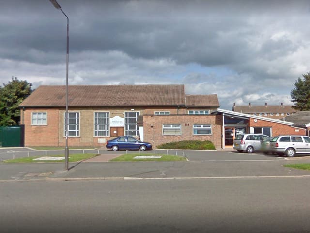 Food bank users were injured by a car while queuing outside Kirk Hallam Community Hall