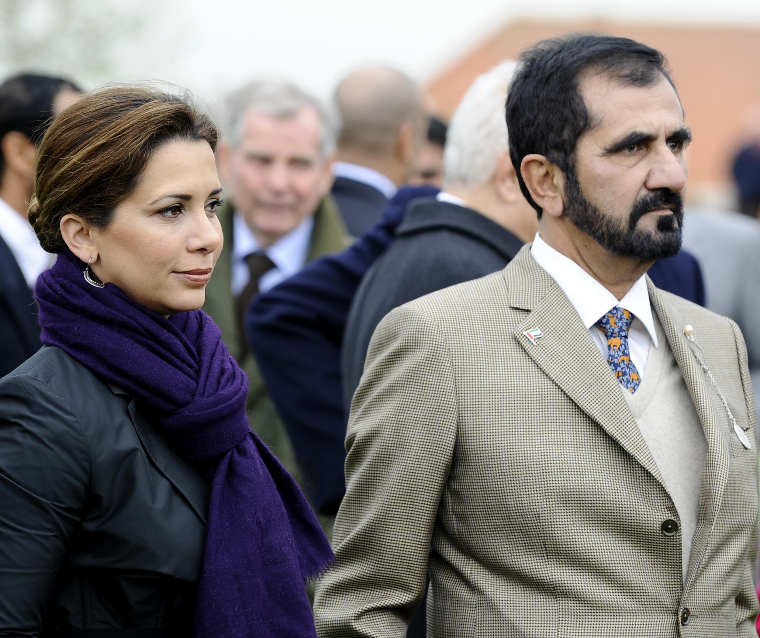 Princess Haya, here with her husband Sheikh Mohammed, is said to have asked for political asylum in the UK
