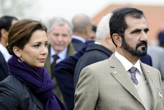 Princess Haya, here with her husband Sheikh Mohammed, is said to have asked for political asylum in the UK