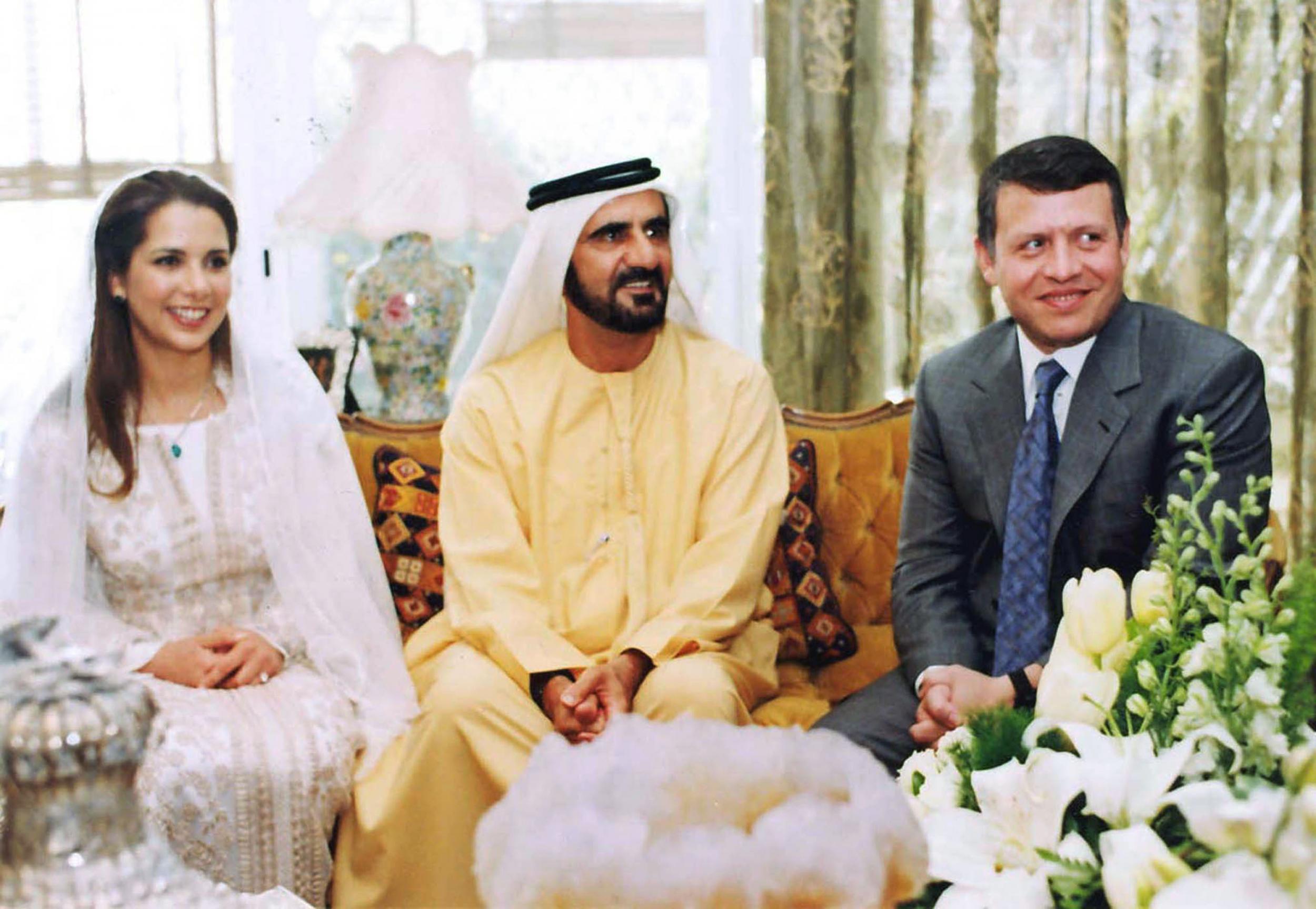 Princess Haya marries Sheikh Mohammed in April 2004 (Getty)