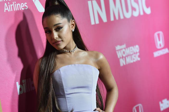 Ariana Grande attends Billboard's 13th Annual Women In Music event in New York City on 6 December, 2018.