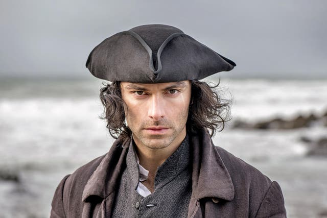 Poldark and handsome: Aiden Turner returns as Ross for season five of the Cornish drama