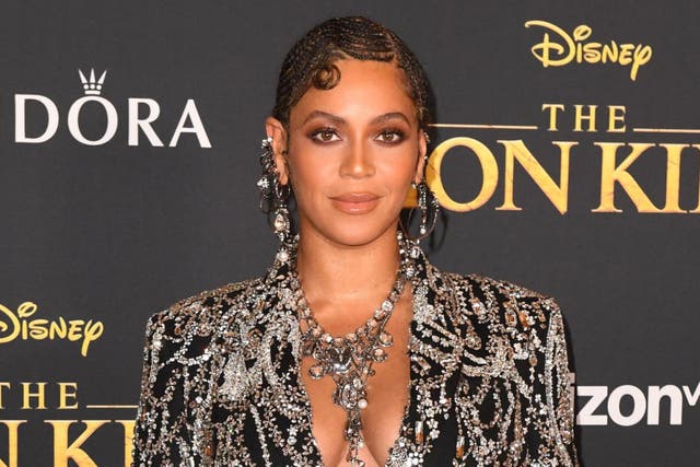 Beyonce arrives for the world premiere of Disney's "The Lion King" at the Dolby theatre on July 9, 2019 in Hollywood