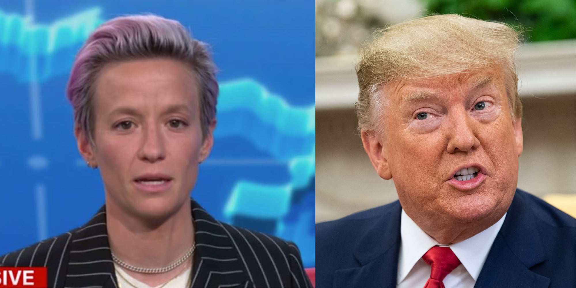 Womens World Cup Megan Rapinoe Tells Trump That His Message Excludes People Indy100 Indy100 