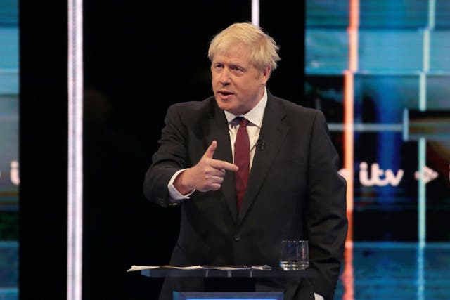 Johnson takes part in ‘Britain's Next Prime Minister: The ITV Debate’ on Tuesday