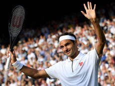 Federer fires back against Nishikori to reach Wimbledon semi-finals