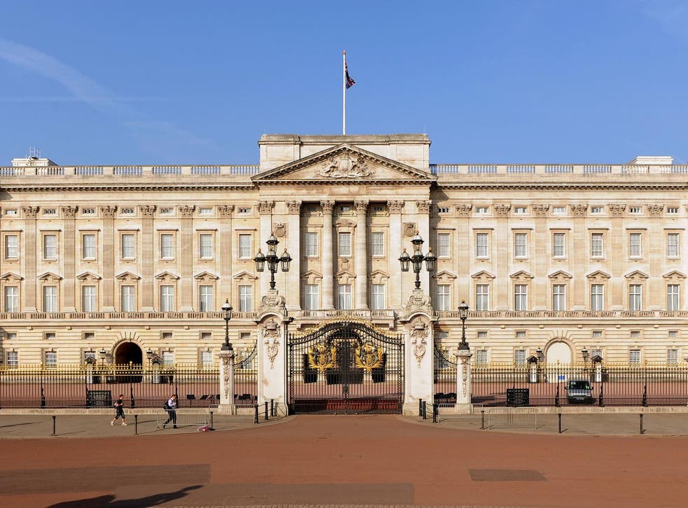 File image of Buckingham Palace in central London.