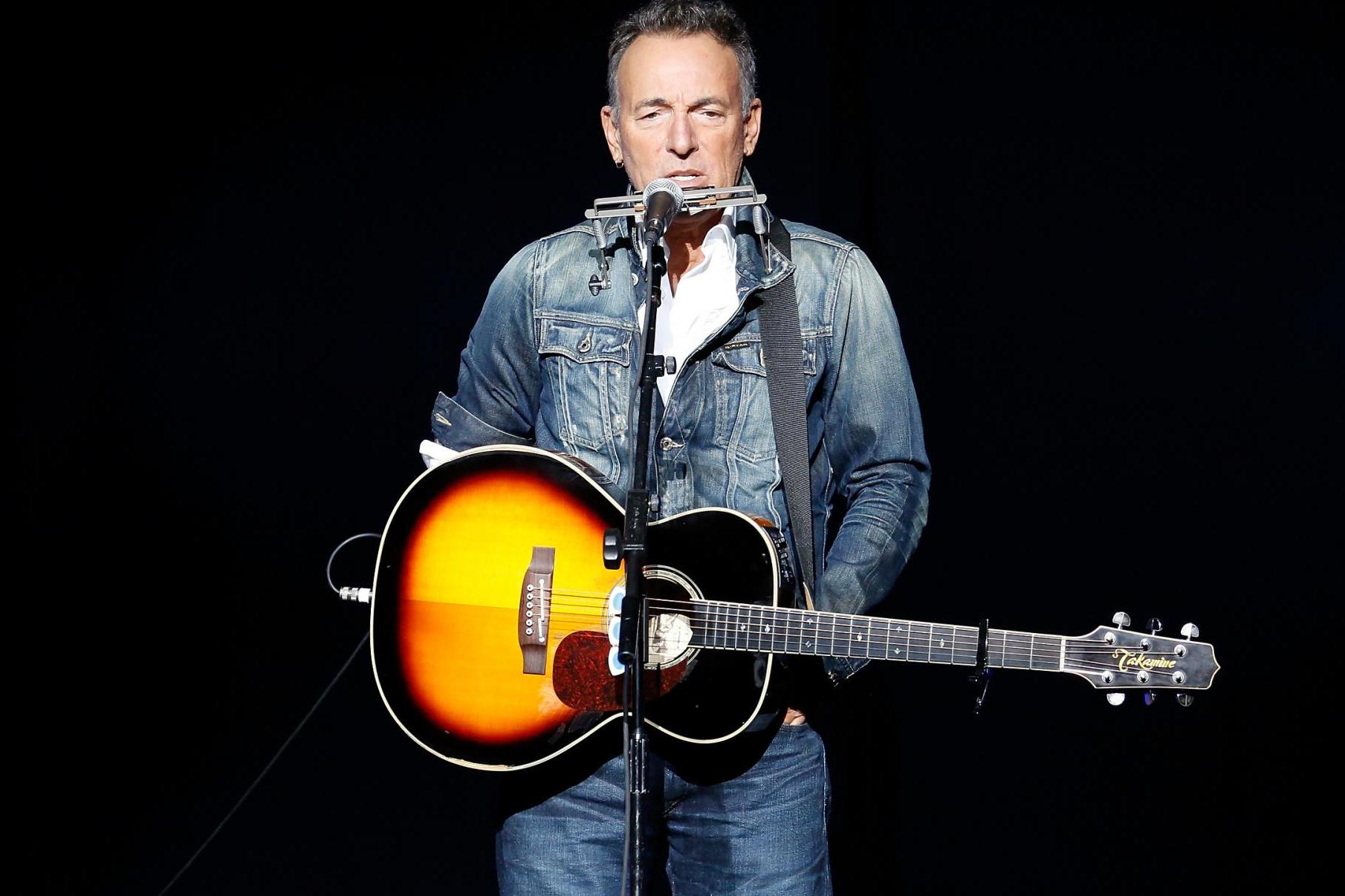 Bruce Springsteen performs on stage at The Hulu Theater at Madison Square Garden on 5 November, 2018 in New York City.