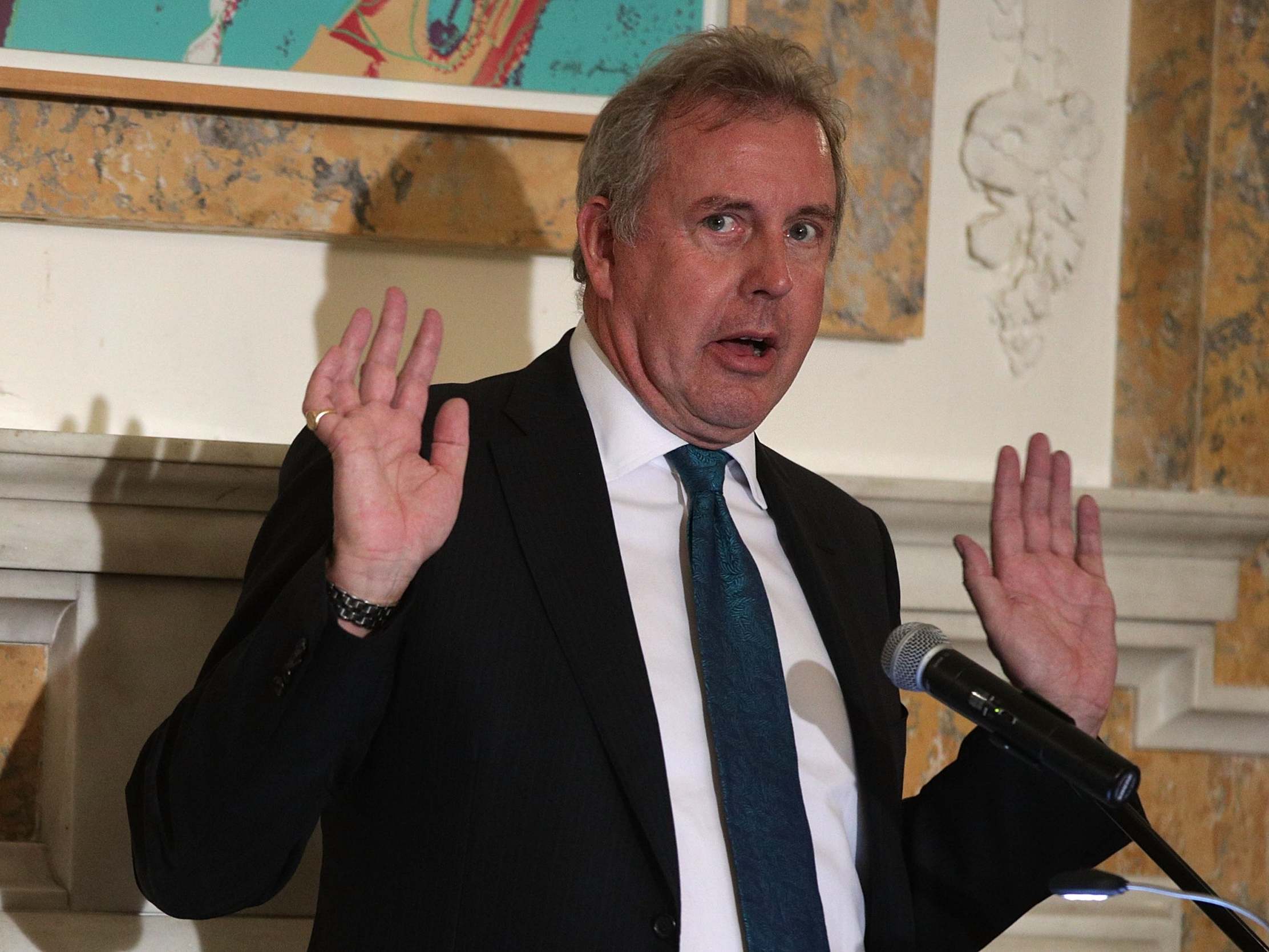 Sir Kim Darroch, who resigned amid a row regarding leaked emails which criticised the Trump administration