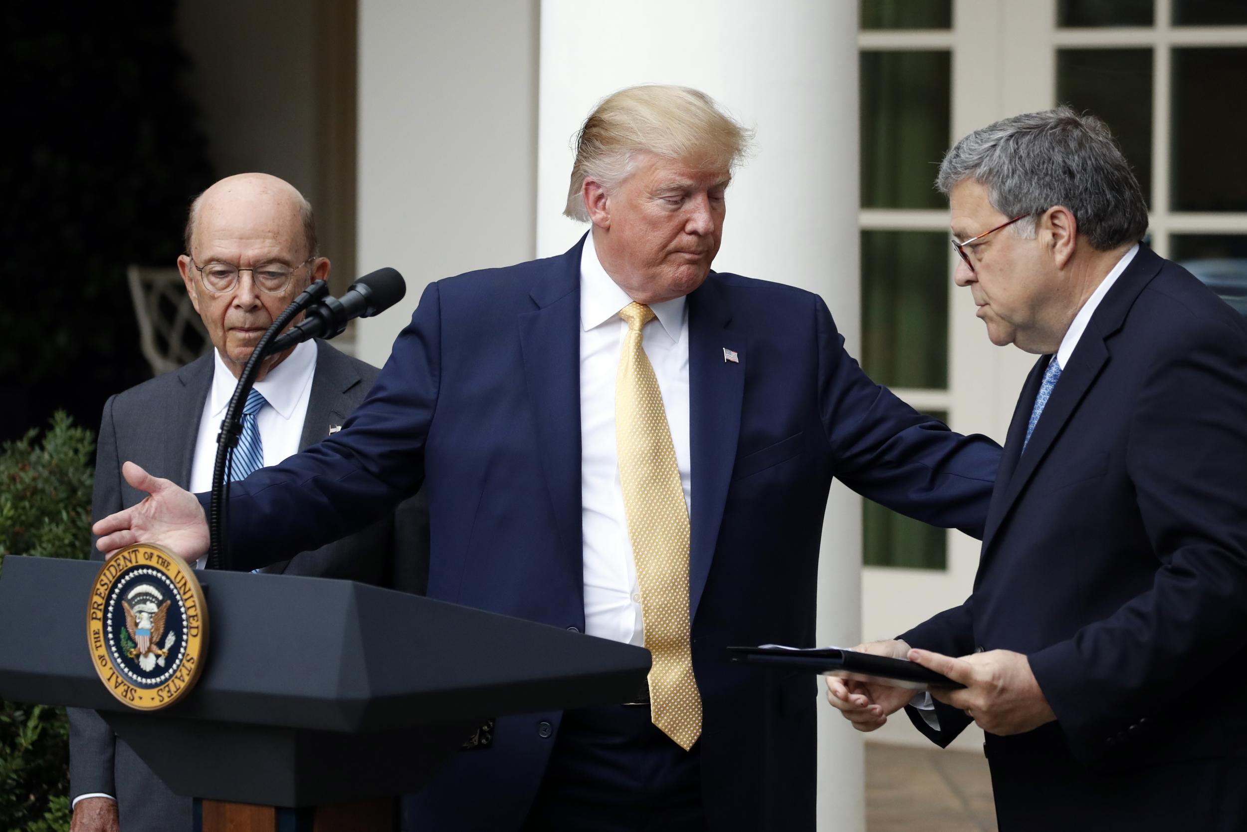 Trump folds over plan to insert citizenship question in census in major defeat for president