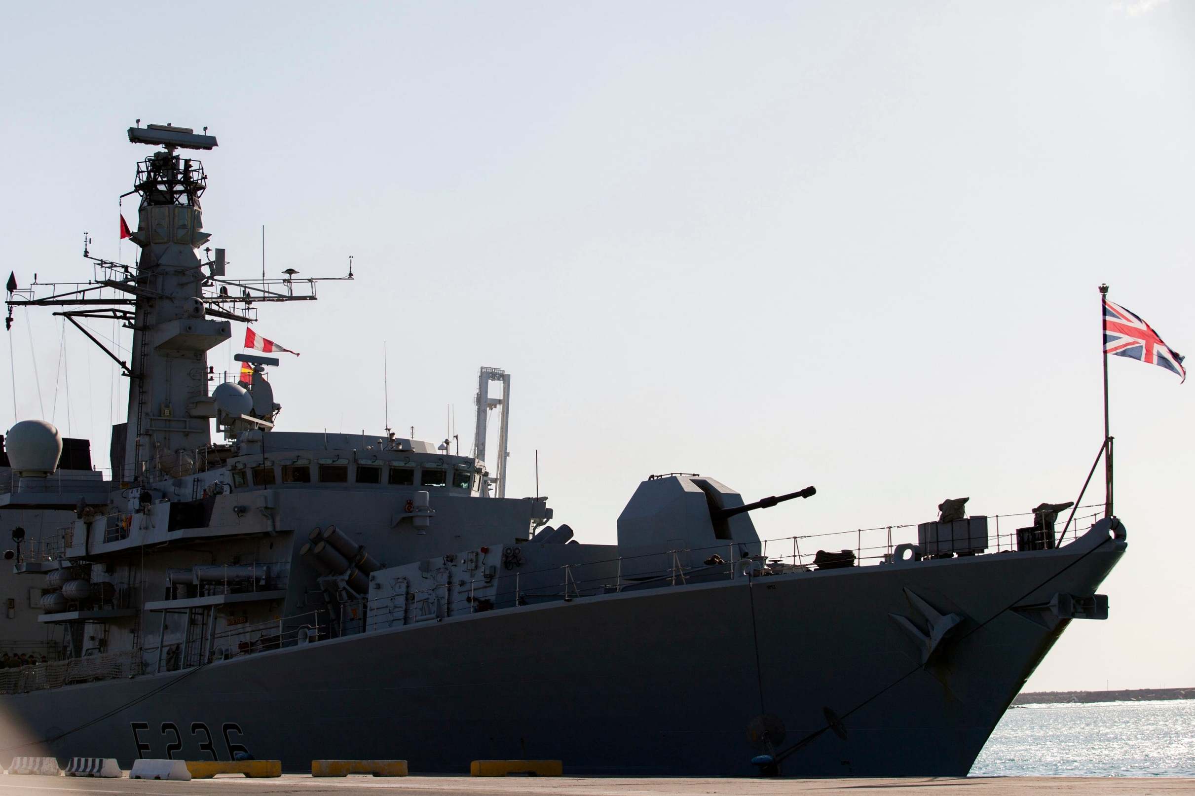 HMS Montrose intervened when Iranian boats approached a UK tanker on Wednesday