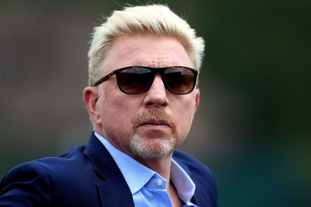 Boris Becker auctioned off a selection of his trophies, awards and memorabilia