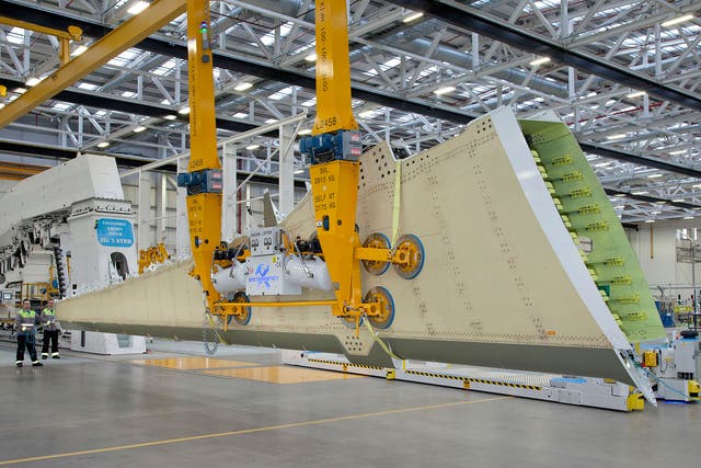 Bombardier’s composite wings were first used in 2013 and are made using a process called resin transfer infusion