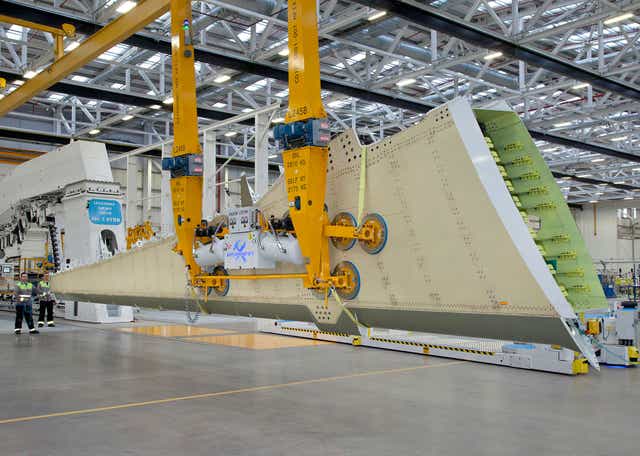 Bombardier’s composite wings were first used in 2013 and are made using a process called resin transfer infusion