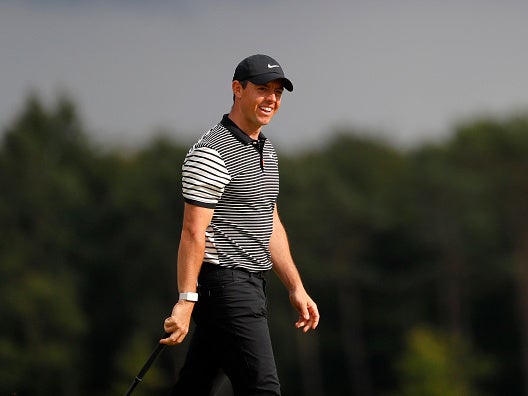 Rory McIlroy at the Scottish Open this week