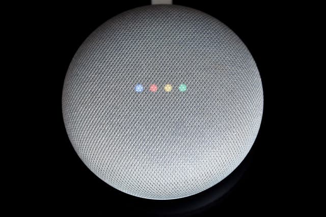 The Google Home smart speaker stores some recordings from its users