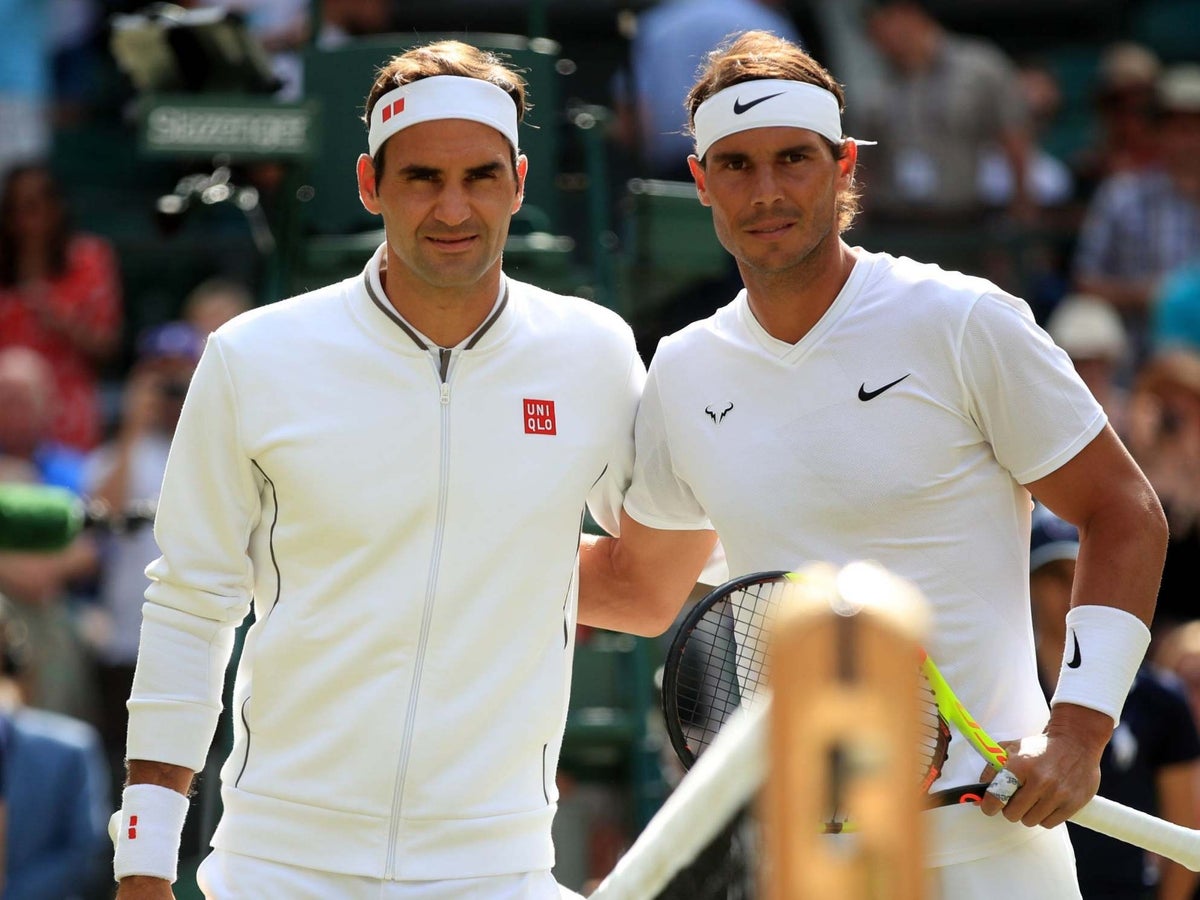 Roger Federer and Rafael Nadal