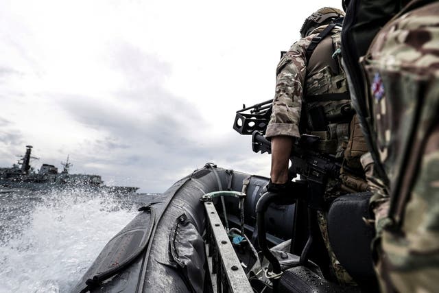 The Royal Navy would attack EU fishing boats under the plan