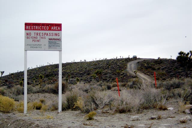 Area 51 is heavily guarded with CCTV, motion detectors and constant patrols