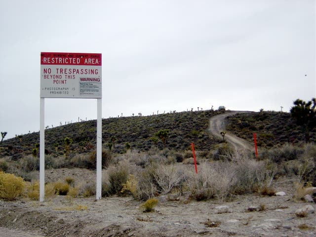 Area 51 is heavily guarded with CCTV, motion detectors and constant patrols