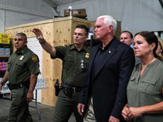 Video shows Mike Pence ‘callously’ turning back on caged migrants