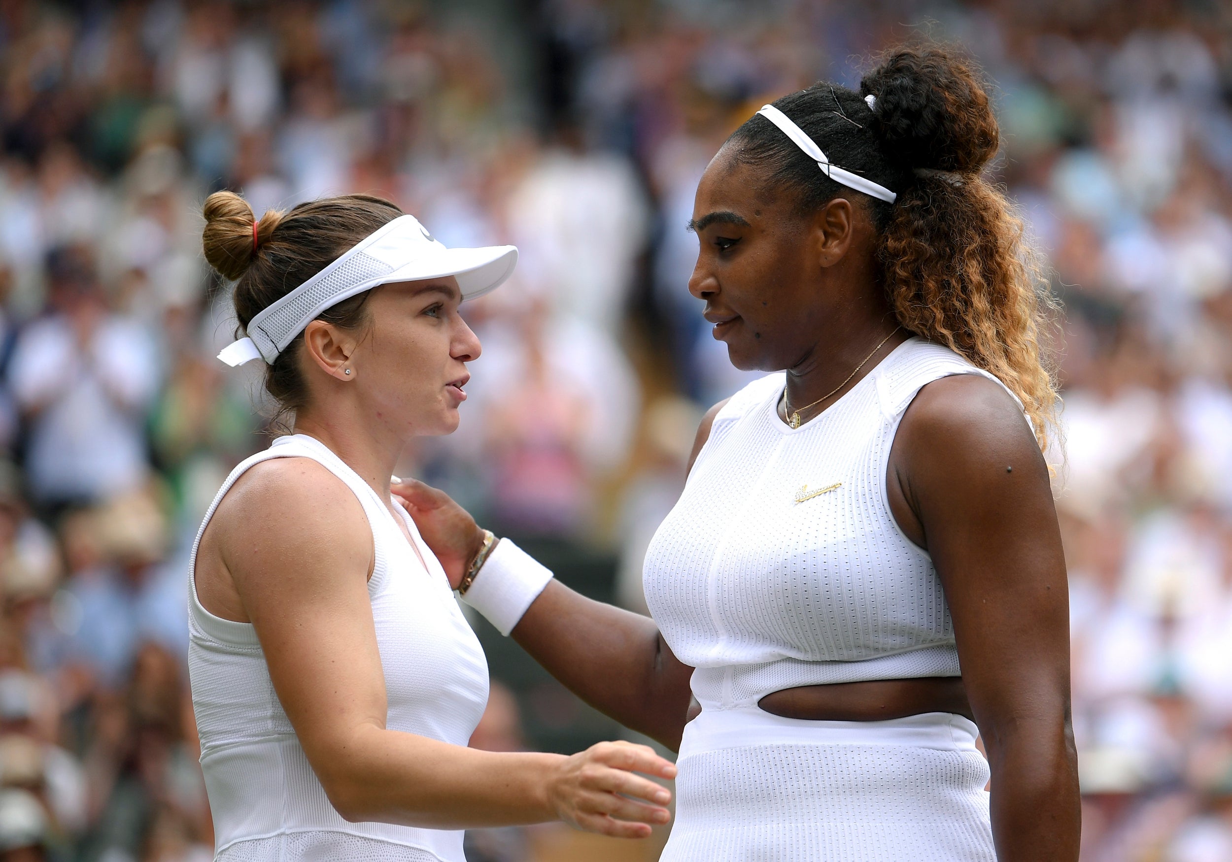 Simona Halep thrashed 23-time Grand Slam champion Serena Williams 6-2 6-2
