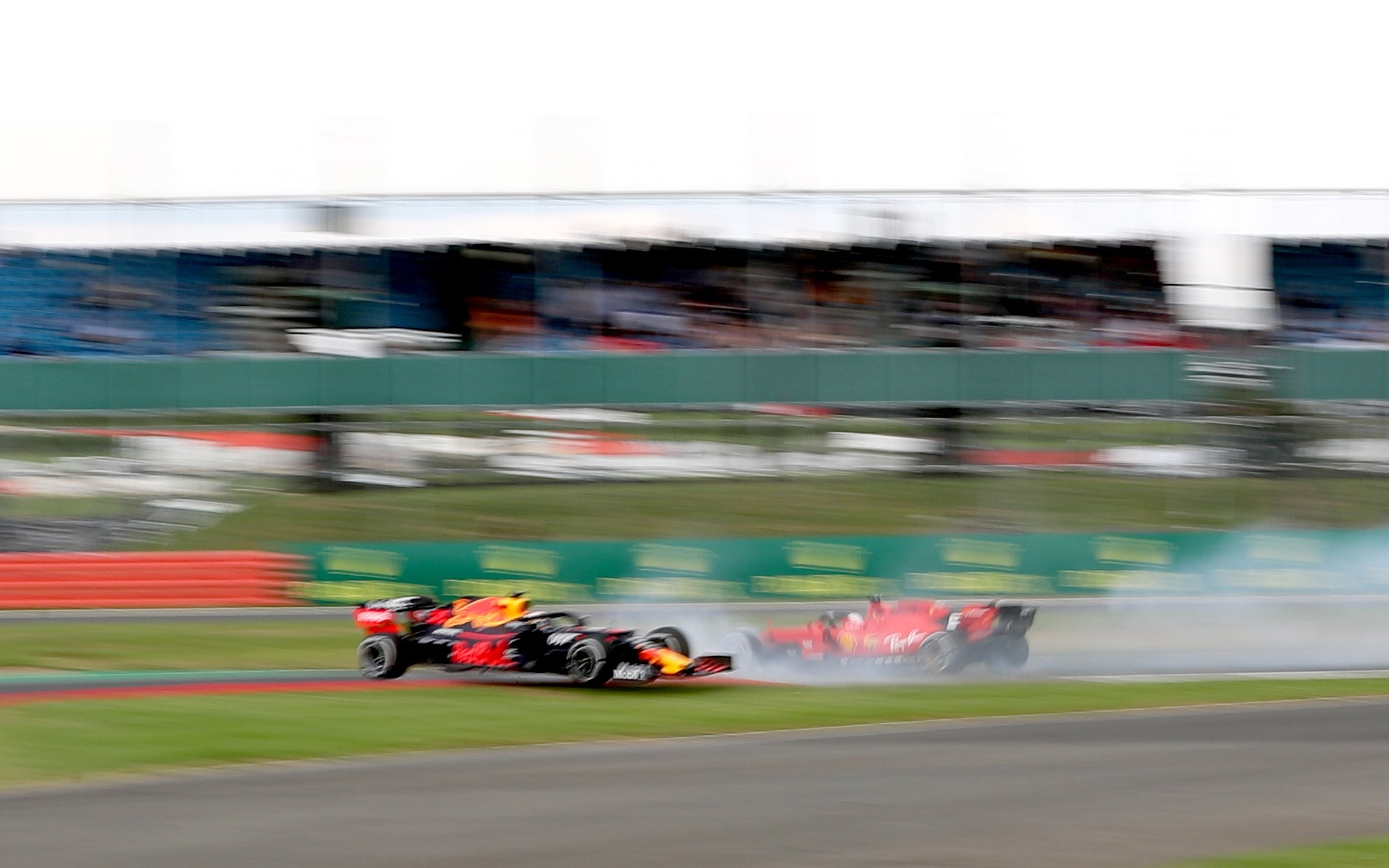 Verstappen was able to recover for fifth position