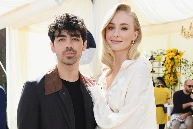 Joe Jonas and Sophie Turner attend 2019 Roc Nation THE BRUNCH on February 9, 2019 in Los Angeles, California.