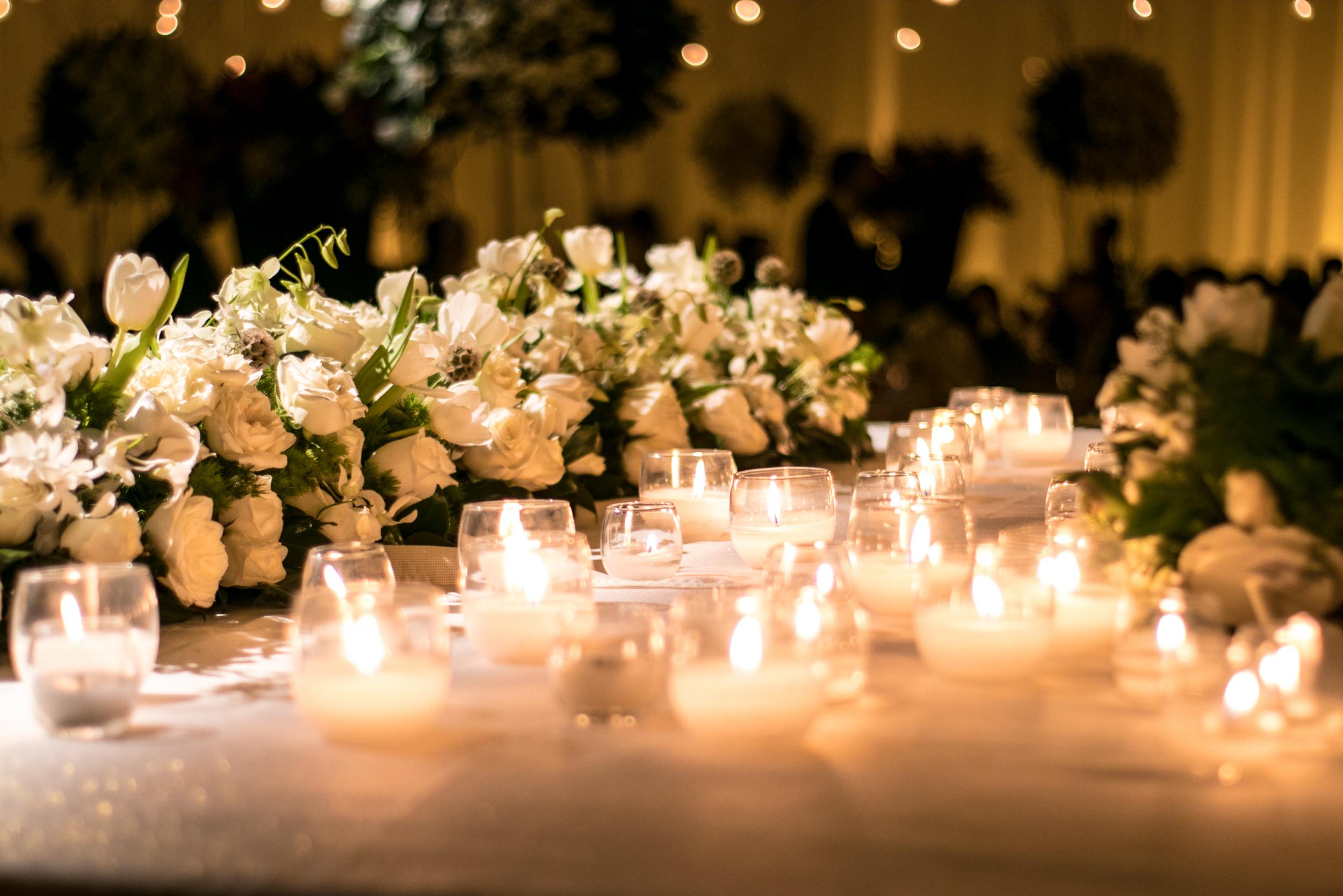 Wedding by candlelight