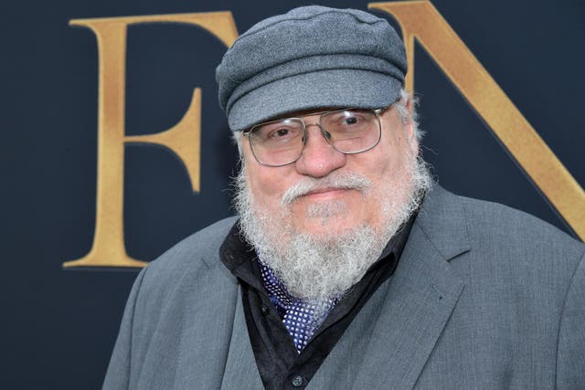 George RR Martin attends the LA Special Screening of 'Tolkien' on 8 May, 2019 in Westwood, California.