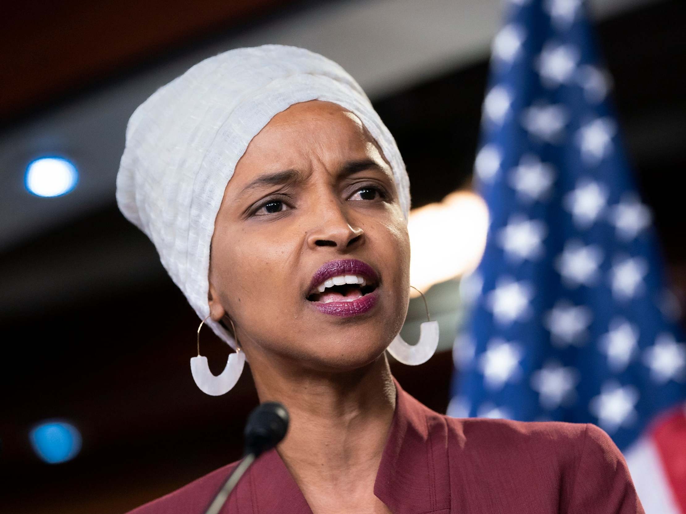 Ilhan Omar was one of the Democrats who appeared alongside Benji Backer at the hearing